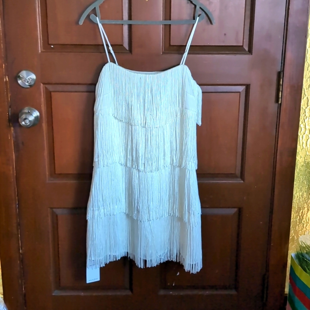 Abercrombie & Fitch fringe mini dress flapper